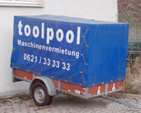 Anhängerverleih bei toolpool in Mannheim
